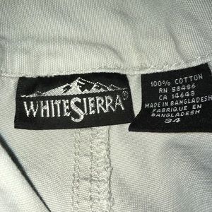 White Sierra Shorts - White Sierra Khaki Shorts White Sierra Shorts - White Sierra Khaki Shorts